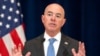 FILE - Homeland Security Secretary Alejandro Mayorkas speaks at the U.S. State Department, Oct. 13, 2022. Through the extension of Temporary Protected Status, he said, "we are able to offer continued safety and protection" to nationals of four countries who meet certain criteria.