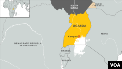 Map of Uganda