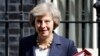 FILE- Britain's Prime Minister Theresa May leaves 10 Downing street in London, July 20, 2016. ﻿