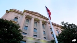 The Department of Justice headquarters building in Washington. 