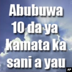 Abubuwa 10 da ya kamata ka sani a yau: Alhamis, 01 Satumba 2011