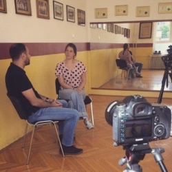 Snimanje dokumetarnog filma 'My borrowed Heritage'