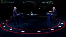 Lors du débat à Cleveland, le 29 septembre 2020.