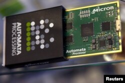 마이크론테크놀러지(Micron Technology)의 메모리칩. (자료사진)