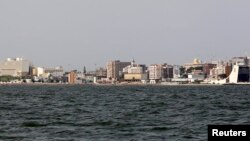 Vue sur la capitale du Gabon, Libreville, le 29 janvier 2012.