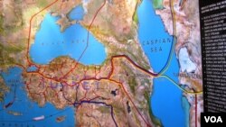 Xəzər, Qara və Aralıq dənizləri hövzəsi