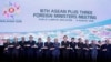 FILE - ASEAN foreign ministers pose for group photo in Kuala Lumpur, Malaysia, Aug. 6, 2015. 