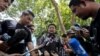 Thai police Lieutenant General Prawut Thavornsiri speaks to the media at the Royal Thai Police headquarters in Bangkok, Thailand, Aug. 30, 2015. 