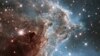 This handout image by the ESA and taken by the NASA/ESA Hubble Space Telescope shows the Monkey Head Nebula or NGC2174, to celebrates its 24th year in orbit. NGC 2174 lies about 6400 light-years away in the constellation of Orion (The Hunter). Hubble pre
