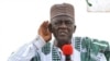 Le leader de l'opposition camerounaise Ni John Fru Ndi, lors d'un rassemblement, le 29 mai 2017. (VOA/Garba Awal)