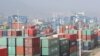 Containers are seen at a port in Lianyungang, Jiangsu Province, China, April 13, 2016. 