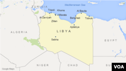 Peta Libya