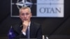 Le secrétaire général de l'OTAN, Jens Stoltenberg, lors d'un sommet de l'OTAN sur l'invasion russe de l'Ukraine, Bruxelles, 25 février 2022.