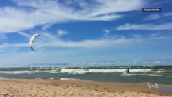 Sand and Surf at Indiana Dunes National Lakeshore