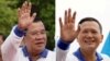 រូប​ឯកសារ៖ រូប​ផ្គុំ​ លោក​នាយក​រដ្ឋ​មន្រ្តី ហ៊ុន សែន និង​​កូនប្រុស​គឺ​លោក ហ៊ុន ម៉ាណែត។