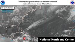 Tropical Storm Eta is expected to move slowly and could bring 35- to 63 centimeters of rain and life-threatening flash flooding conditions to Nicaragua, Oct. 31, 2020. 