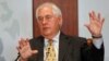 Secretary of State Rex Tillerson speaks at the Center for Strategic and International Studies, Oct. 18, 2017, in Washington. 