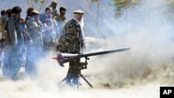 Militant lojalan Ahmadu Masudu, sinu Ahmada Šaha Masuda, učestvuje u obuci u pokrajini Panšir, sjeveroistočni Afganistan, 30. augusta 2021.