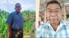 Kong Bunheang, left, and Hang Seng, right, were charged by the Phnom Penh Municipal Court on Tuesday, October 20, 2020, for allegedly insulting the King of Cambodia. (Courtesy of Facebook) 
