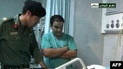 Liviyanın dövlət televiziyası ilə Müəmmər Qəzzafinin oğlu Xamisi nümayiş etdirən video yayımlanıb
