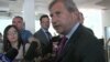 Evropski komesar za proširenje Johanes Han u u jednoj od poseta regionu, Foto: video grab