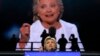 Democratic presidential nominee Hillary Clinton speaks during the final day of the Democratic National Convention in Philadelphia, Thursday, July 28, 2016.
