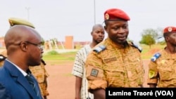 Le lieutenant-colonel Paul Henri Sandaogo Damiba, Ouagadougou, le 27 janvier 2022.