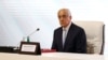 FILE - Zalmay Khalilzad, U.S. envoy for peace in Afghanistan is seen during talks between the Afghan government and Taliban insurgents in Doha, Qatar, Sept. 12, 2020. 
