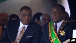 VaConstantino Chiwenga naVaEmmerson Mnangagwa 