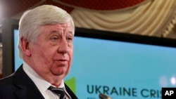 Mantan Jaksa Agung Ukraina Viktor Shokin (Foto: dok).