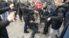 Bosnia and Herzegovina - Some citizens confronted with a police after arresting of Davor Dragicevic in Banjaluka. Banjaluka 25. December 2018. Foto: RSE