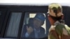 United Nations Secretary-General Ban Ki-moon arrives in the Smara refugees camp near Tindouf, southwestern Algeria, March 5, 2016. Ban met with leaders of the Polisario Front, the organization disputing sovereignty over Western Sahara with Morocco.