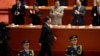 中国国家主席习近平抵达在北京人大会堂举行的纪念改革开放40周年大会的开幕式会场。（2018年12月18日）