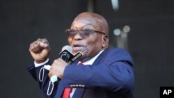 Rais wa zamani wa Afrika Kusini Jacob Zuma