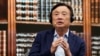 华为创始人任正非2019年6月17日在深圳华为总部出席讨论会。