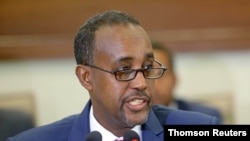 FILE - Somali Prime Minister Mohamed Roble.