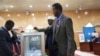 FILE - A member of parliament for the semiautonomous region of Puntland casts his vote in Puntland's presidential election in Garowe, Puntland state, northeastern Somalia, Jan. 8, 2019.