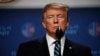 President Donald Trump takes part in a news conference after a summit with North Korean leader Kim Jong Un, Feb. 28, 2019, in Hanoi. 