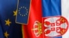 Zastave EU i Srbije