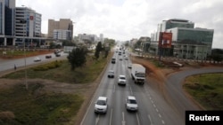 L'autoroute de Mombasa, en direction du centre de Nairobi, le 4 mars 2016