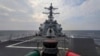 Na ovoj fotografiji koju je dala američka mornarica, razarač sa vođenim projektilima USS Higgins obavlja rutinski tranzit Tajvanskim moreuzom 20. septembra 2022. (Specijalist za masovne komunikacije 1. klase Donavan K. Patubo/američka mornarica preko AP-a)
